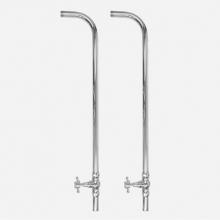 Sigma 1.1855246.26 - Risers & Shut-off Kit for Floor Mounting 32'' TALL ST. MICHEL CHROME .26