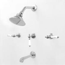 Sigma 1.187633FT.G2 - 1800 Waldorf 3 Valve Traditional Tub & Shower___Trim Only
