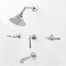 Sigma 1.187733FT.G2 - 1800 Ascot 3 Valve Traditional Tub & Shower Set___Trim Only