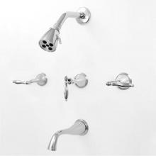 Sigma 1.202033T.G2 - 200 Toronto 3 Valve Tub/Shower Set;___Trim Only