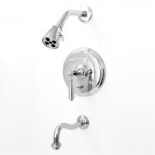 Sigma 1.355968T.26 - Pressure Balanced Tub & Shower Set Trim (Includes Haf And Wall Tub Spout) Monte Carlo Chrome .