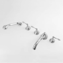 Sigma 1.400393T.26 - Roman Tub Set TRIM with Deckmount Handshower LEXINGTON CHROME .26