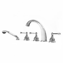 Sigma 1.807993T.80 - Roman Tub Set TRIM with Deckmount Handshower SIENNA SABLE BRONZE .80