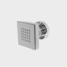 Sigma 18.10.138.24 - 2'' Square Body Spray w/Round Flange  POLISHED GOLD .24