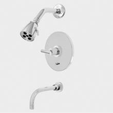 Sigma 1.345068T.26 - Pressure Balanced Tub & Shower Set Trim (Includes Haf And Wall Tub Spout) Ceres Ii Chrome .26