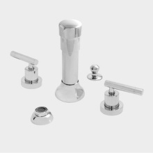 Sigma 1.004990.54 - Bidet Set Complete POLARIS II SATIN GOLD .54