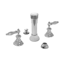 Sigma 7.0002690.23 - Bidet Set Complete with 026 Finial Lever in Brushed Bronze PVD