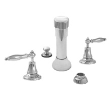 Sigma 7.0046690.05 - Bidet Set Complete with 466 Finial Lever in Black Oil Rubbed Bronze