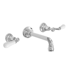 Sigma 7.5548207T.24 - Rutherford Wall/Vessel Lavatory Trim with 482 Offset Lever in Polished Gold