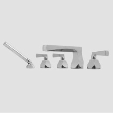 Sigma 1.196093T.24 - Roman Tub Set TRIM with Deckmount Handshower HARLOW POLISHED GOLD .24