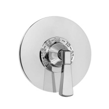 Sigma 1.086097DT.24 - 3/4'' Thermostatic Set with 9'' Plate TRIM HARLOW POLISHED GOLD .24