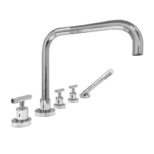 Sigma 1.445093T.24 - Roman Tub Set TRIM with Deckmount Handshower CERES II POLISHED GOLD .24