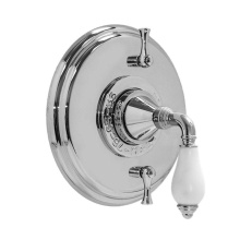 Sigma 1.002596.V2T.26H - 1/2'' Thermostatic Set, Two Volume Controls TRIM VENEZIA CHROME .26  HONEY ONYX