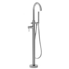 Sigma 1.1100530T.36 - Contemporary Floormount Single-Hole Tub Filler Trim Antique Gold .36