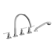 Sigma 1.110793T.26 - Roman Tub Set TRIM with Deckmount Handshower STELLA CHROME .26