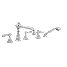 Sigma 1.276193T.26 - Roman Tub Set TRIM with Deckmount Handshower TREMONT CHROME .26