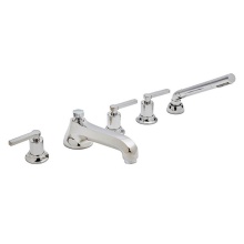 Sigma 1.312993T.24 - Roman Tub Set TRIM with Deckmount Handshower TRIBECA POLISHED GOLD .24