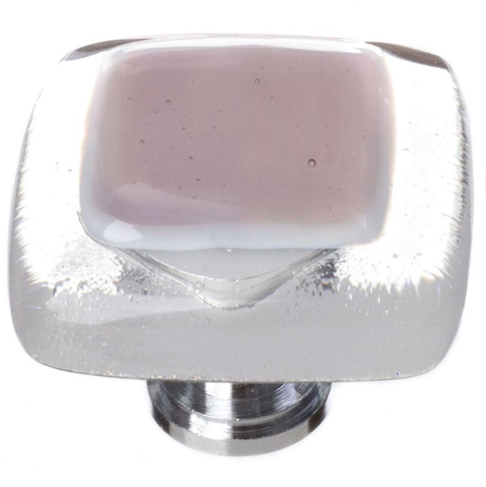Reflective Purple Knob With Polished Chrome Base