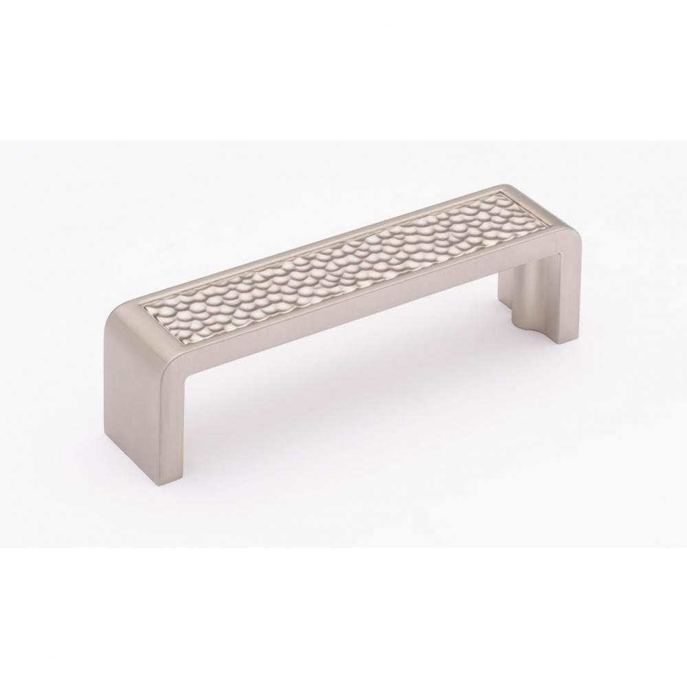 Hammered 4'' Pull In Satin Nickel