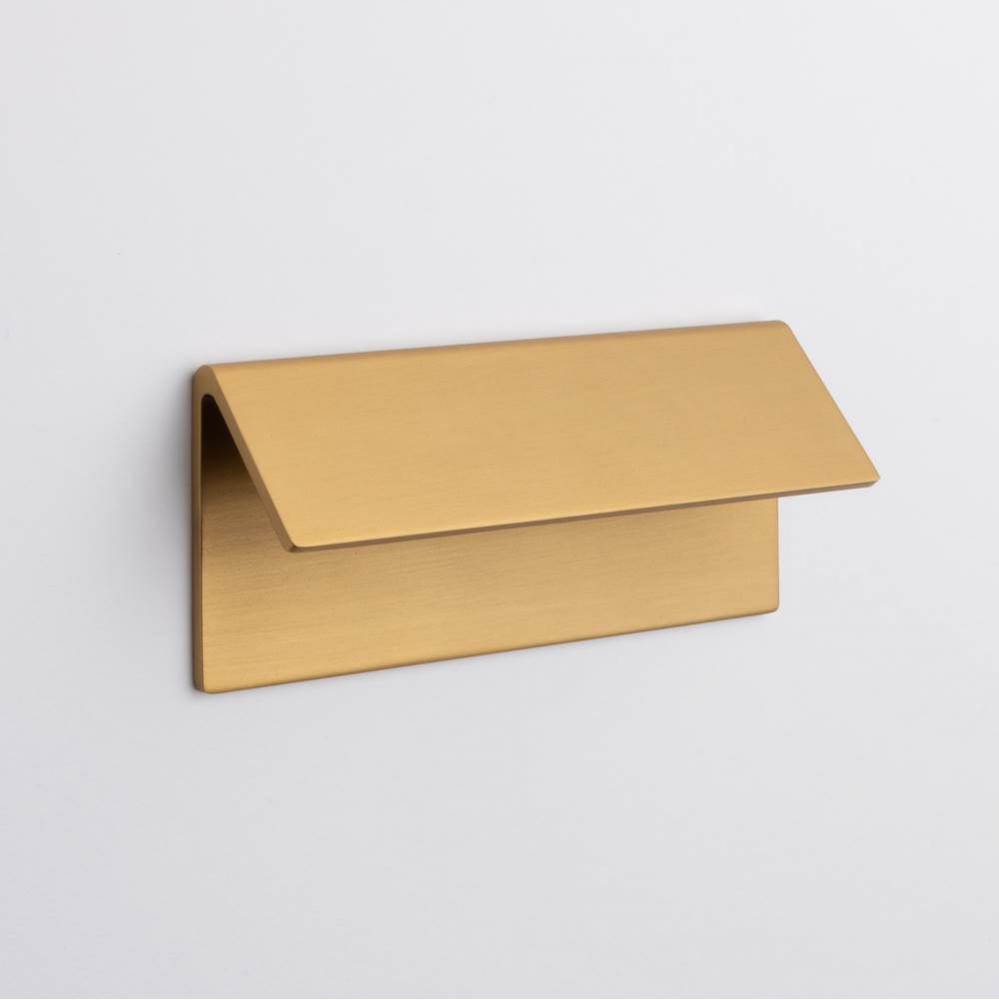 Fold 4'' Pull In Satin Brass