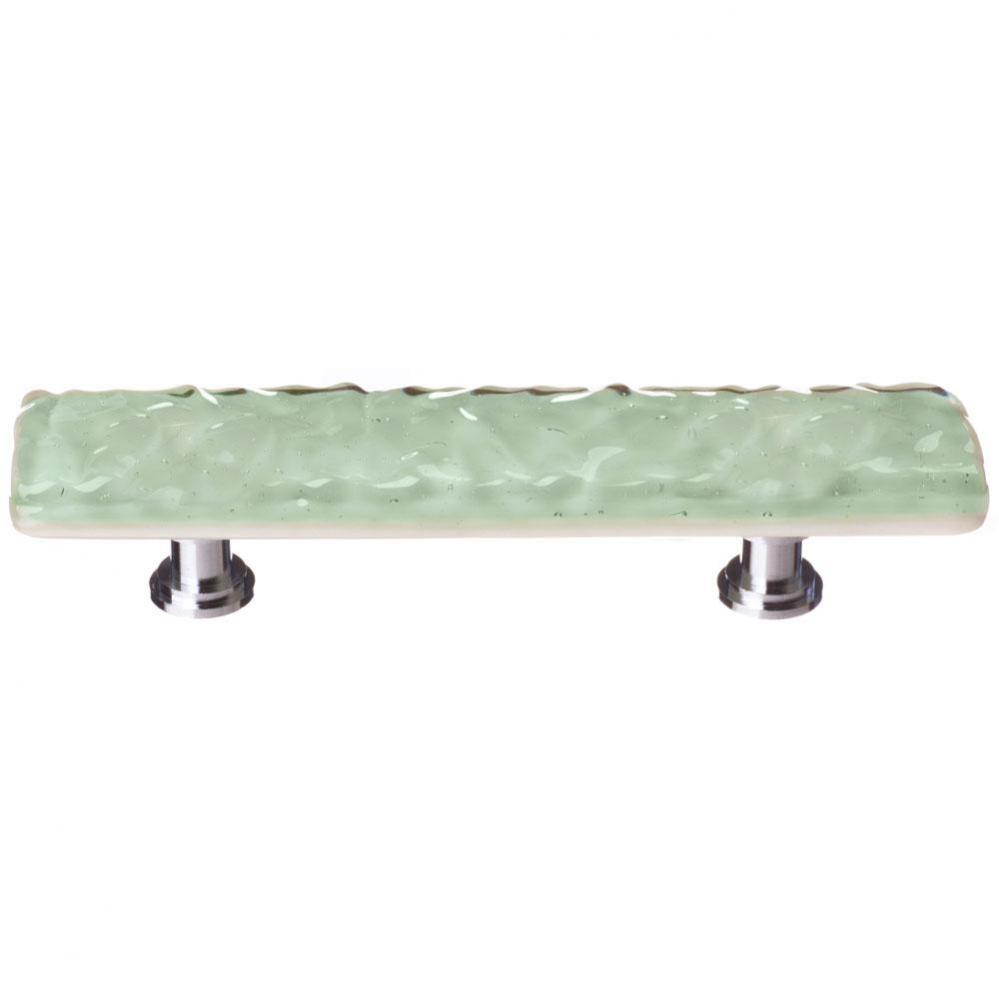 Glacier Spruce Green Pull With Polished Chrome Base