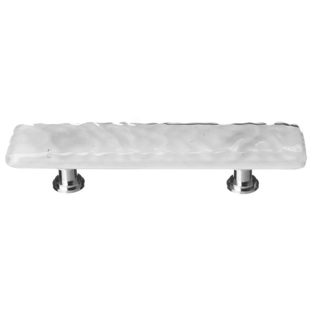 Glacier Blue-Grey Pull With Satin Nickel Base