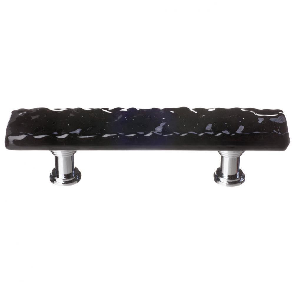 Glacier Black Pull With Oil Rubbed Bronze Base