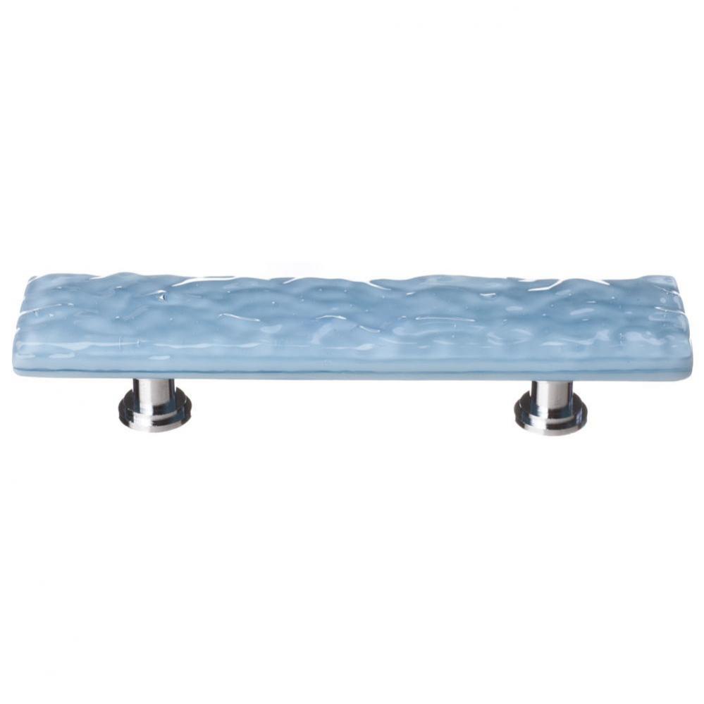 Glacier Powder Blue Pull With Oil Rubbed Bronze Base