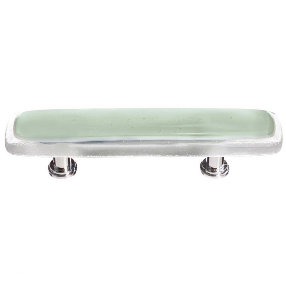 Reflective Spruce Green Pull With Oil Rubbed Bronze Base
