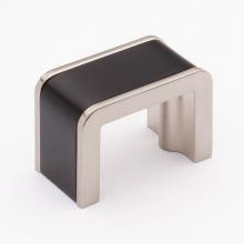 Sietto K-2000-MB-SN - Fusion Knob Matte Black With Satin Nickel