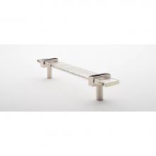 Sietto P-1900-7-PN - 7'' Adjustable Clear Pull With Polished Nickel Base