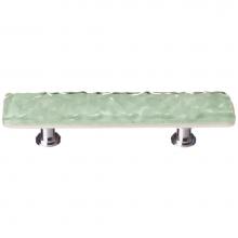 Sietto P-201-SN - Glacier Spruce Green Pull With Satin Nickel Base
