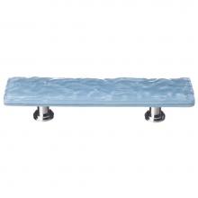 Sietto P-215-ORB - Glacier Powder Blue Pull With Oil Rubbed Bronze Base