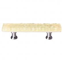Sietto P-222-PC - Glacier Light Aqua Pull With Polished Chrome Base