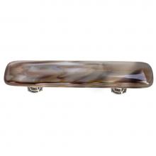Sietto P-305-PC - Cirrus White With Brown Pull With Polished Chrome Base