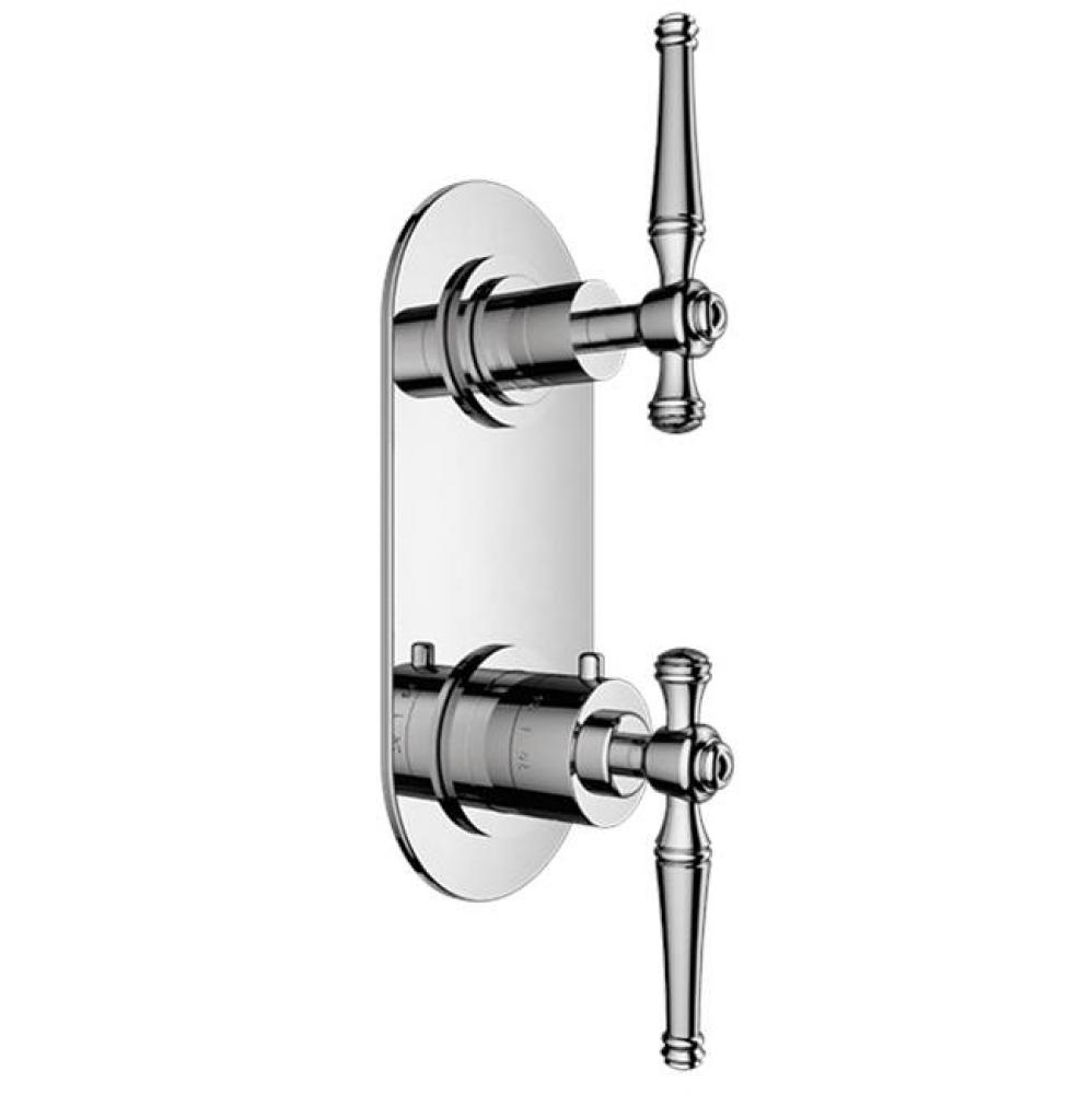 TRIM (Non-Shared Function) - 1/2'' Thermostatic Trim with Volume Control and 3-Way Diver