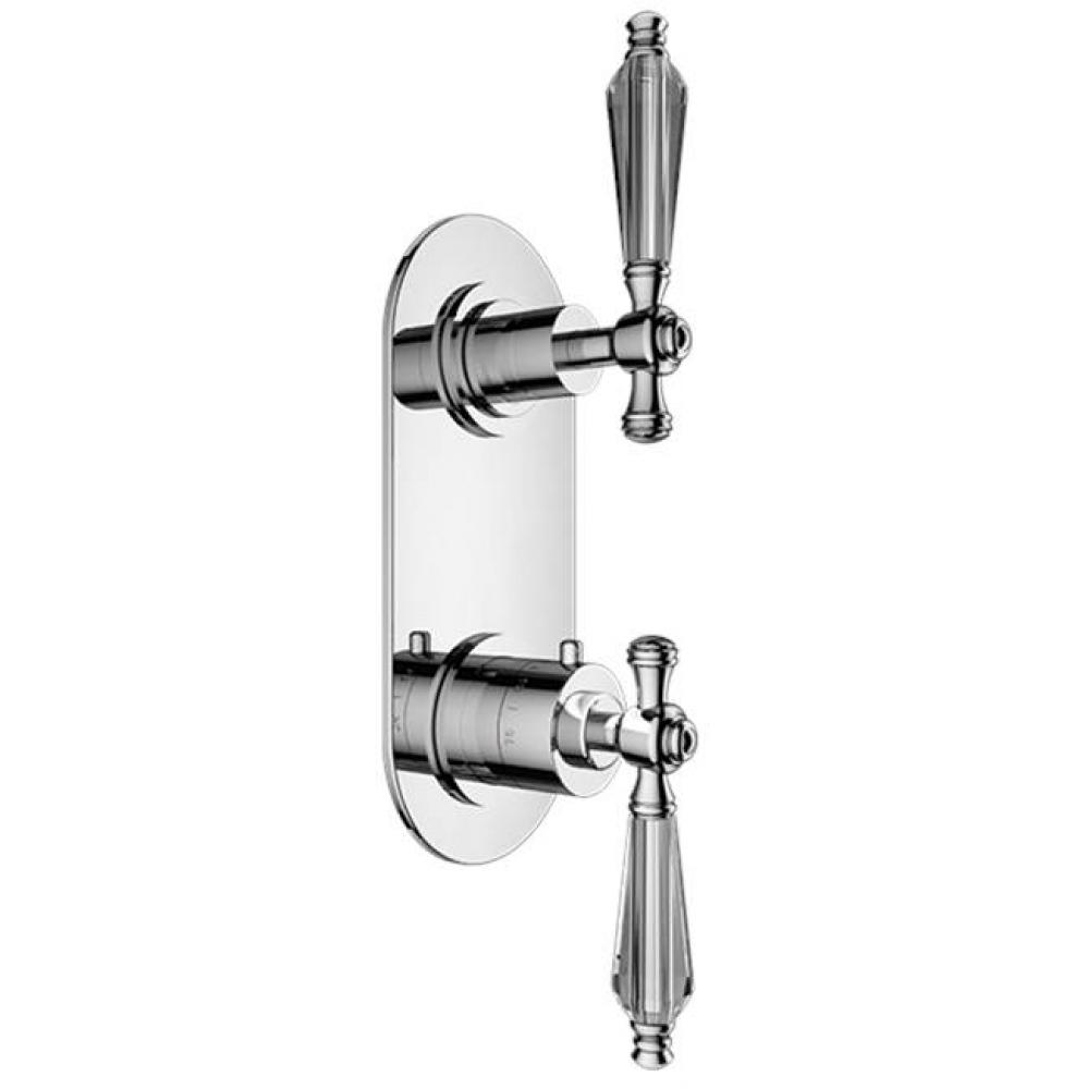TRIM (Shared Function) - 1/2'' Thermostatic Trim with Volume Control and 3-Way Diverter