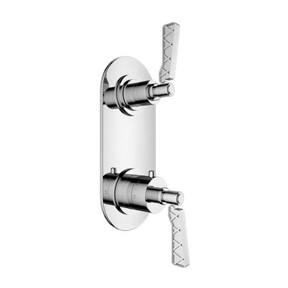TRIM (Shared Function) - 1/2'' Thermostatic Trim with Volume Control and 2-Way Diverter