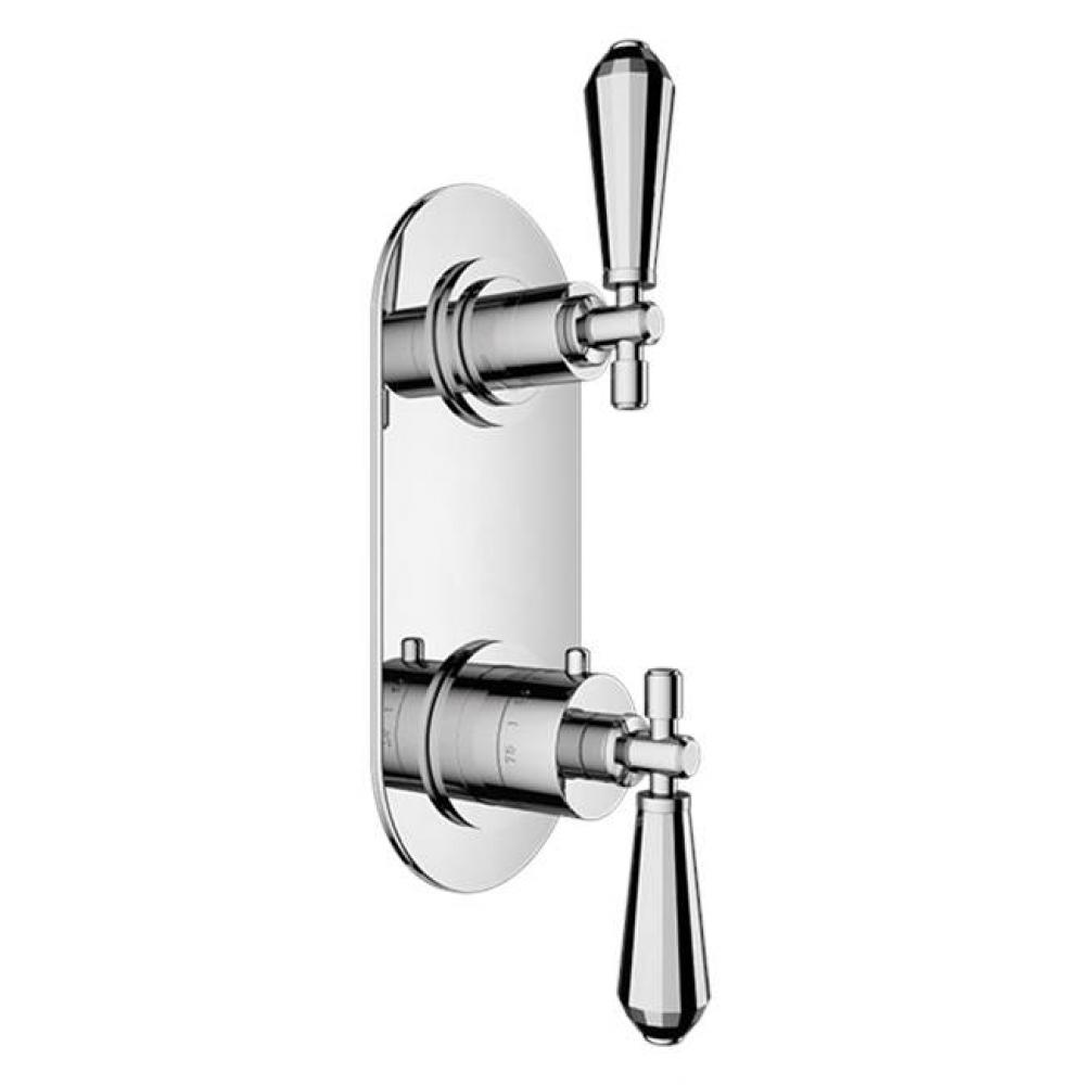 TRIM (Shared Function) - 1/2'' Thermostatic Trim with Volume Control and 2-Way Diverter