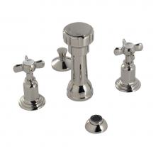 Santec 2970ET54 - Bidet Fitting W/ Et Cross Handles (Valves & Drain Included)