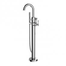 Santec 4394GL10-TM - TRIM - Floor Mount Tub Filler with Hand Shower