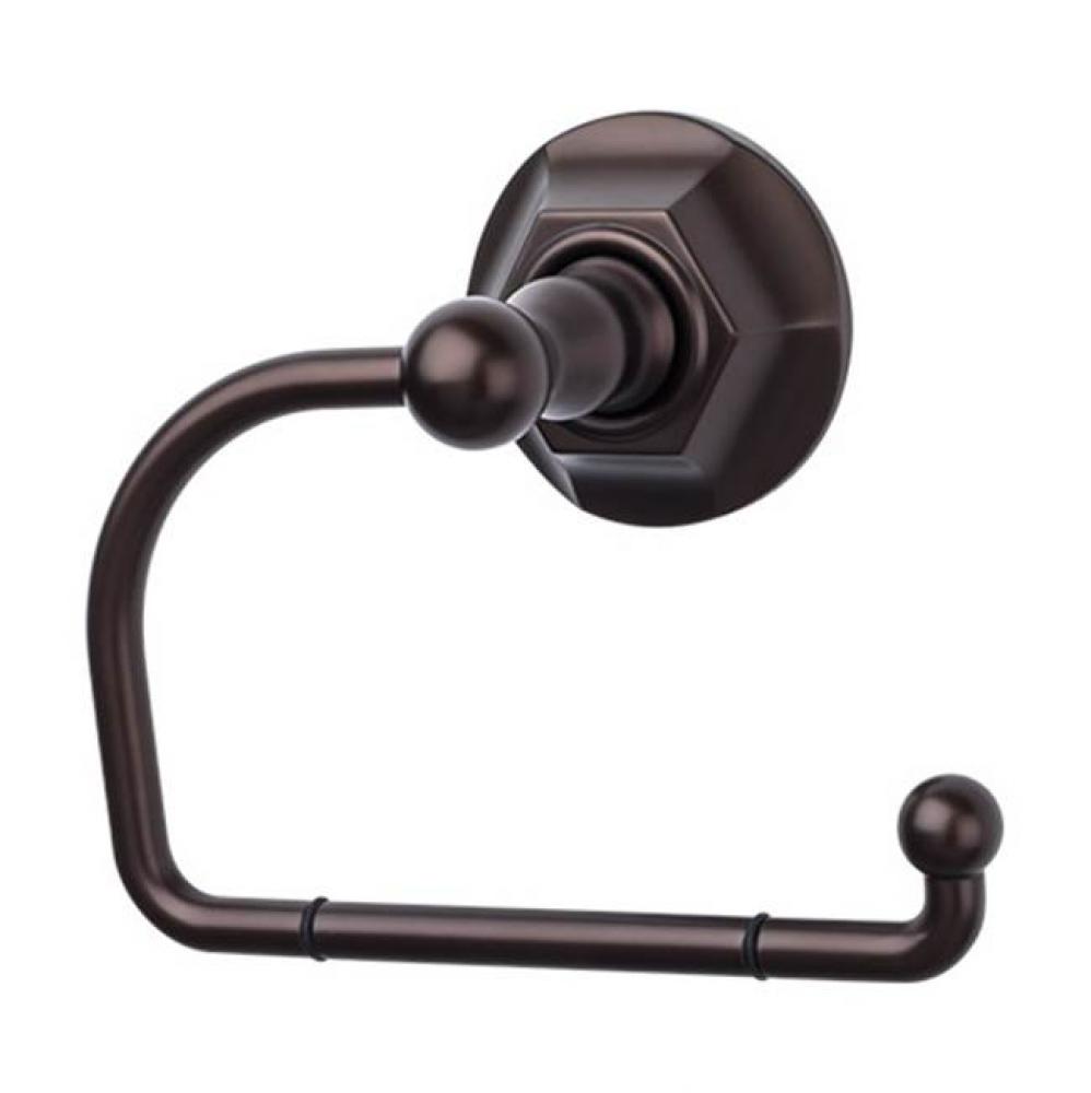 Edwardian Bath Tissue Hook Hex Backplate Oil Rubbed Bronze