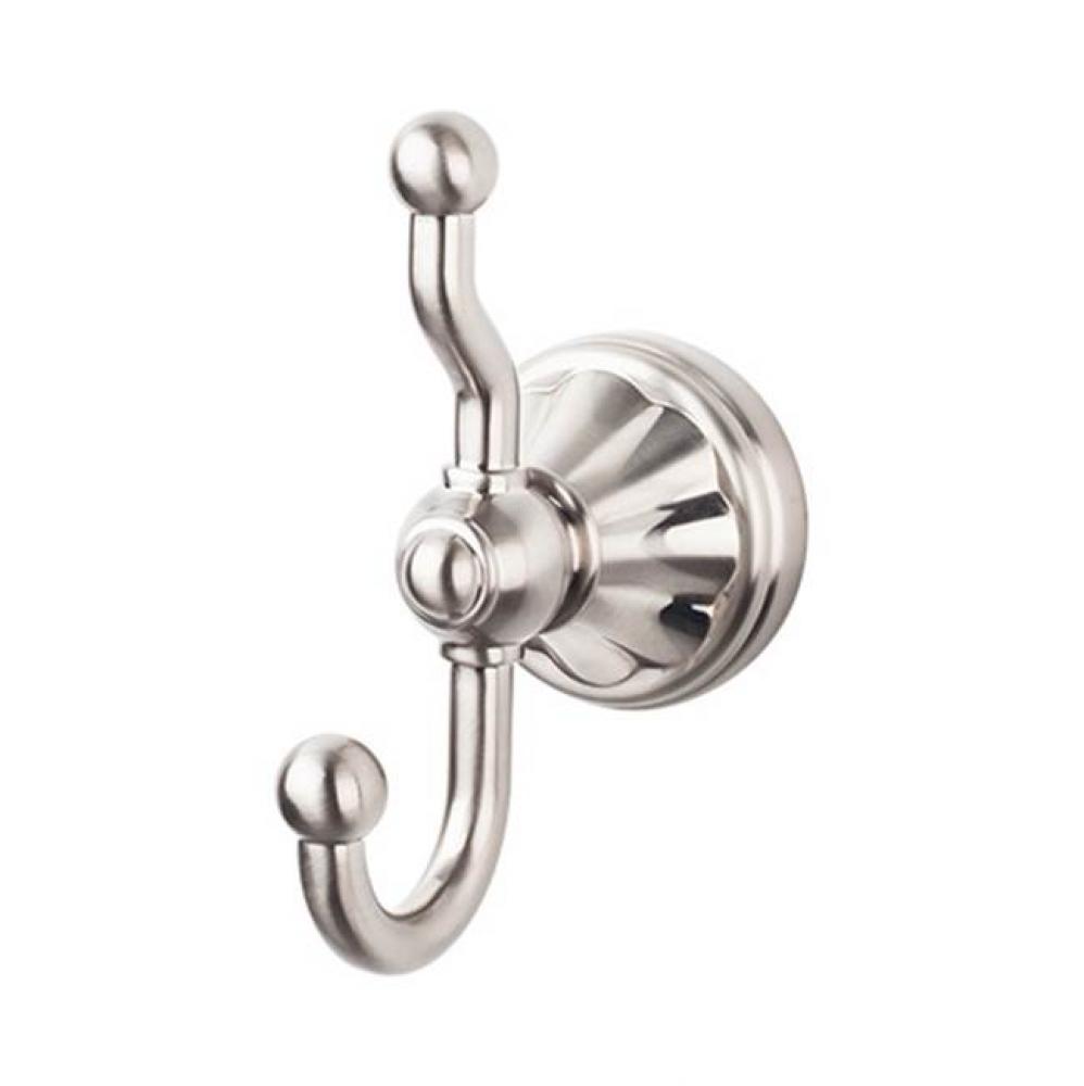 Hudson Bath Double Hook  Brushed Satin Nickel