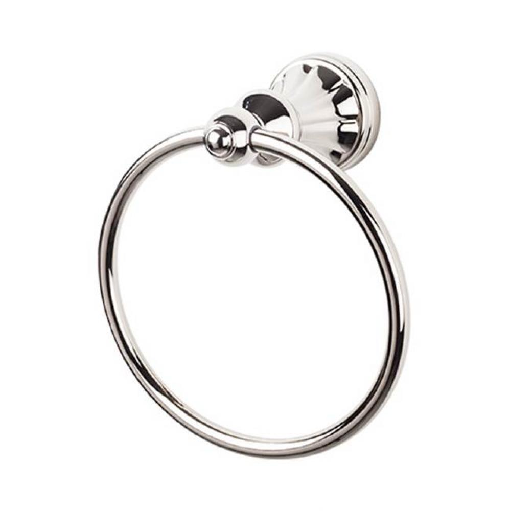 Hudson Bath Ring  Polished Nickel