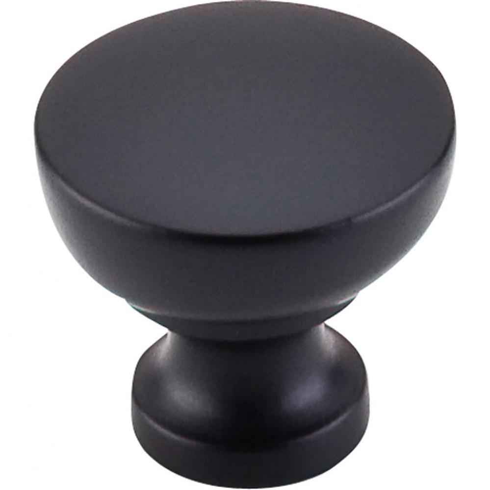 Bergen Knob 1 1/4 Inch Flat Black