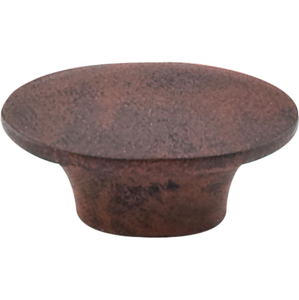 Dakota Oval Knob 1 1/2 Inch Patina Rouge