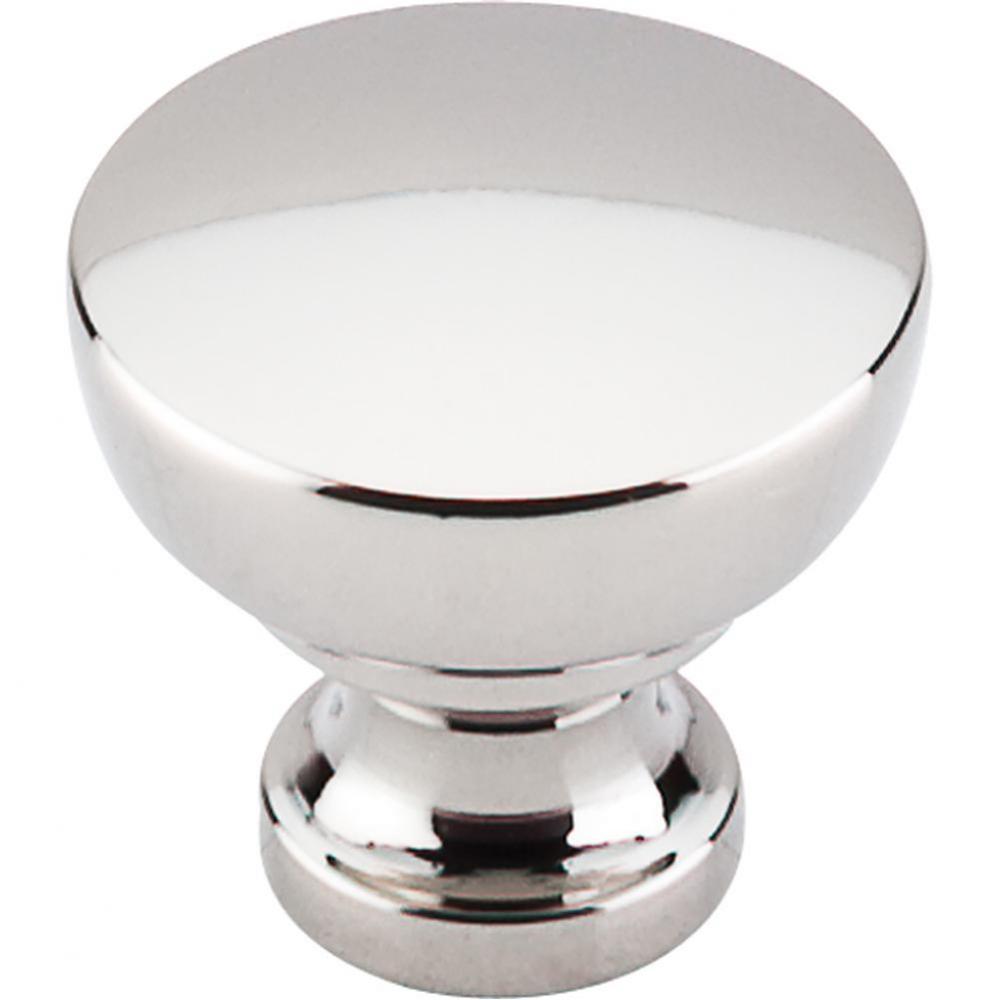Bergen Knob 1 1/4 Inch Polished Nickel
