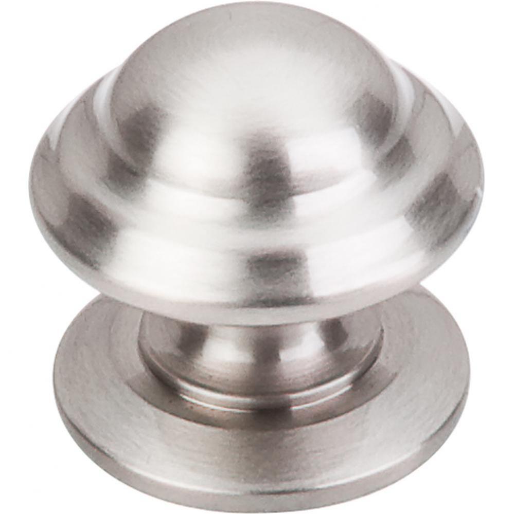 Empress Knob 1 3/8 Inch Brushed Satin Nickel