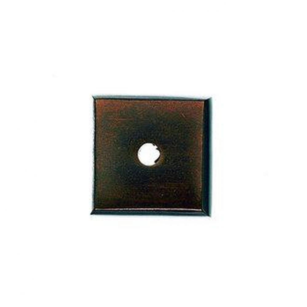 Aspen Square Backplate 7/8 Inch Mahogany Bronze