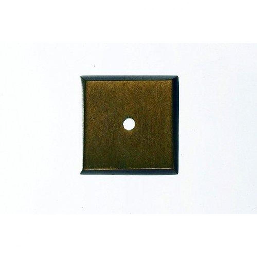 Aspen Square Backplate 1 1/4 Inch Light Bronze